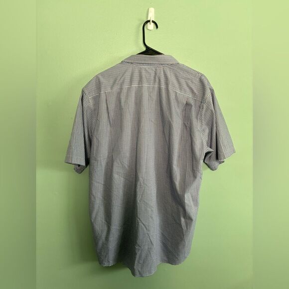 Bundle L.L. Bean Men's Gingham Short Sleeve Button Up Shirts - Blue Red White L - Picture 11 of 11